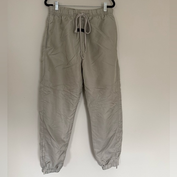 Essentials Other - Fear of God Essentials Nylon Neutral Men's Drawsting Pants Sz M - Taupe/Beige